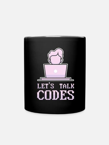 Programmierer Coder Software Entwickler - Tasse einfarbig - Schwarz