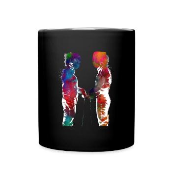 Fechten Sport Kunst #fencing #sport - Tasse einfarbig - Schwarz - Vorne