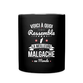 Voici à quoi ressemble la meilleure Malgache - Mug uni - noir - Devant