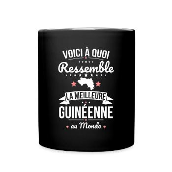 Voici à quoi ressemble la meilleure Guinéenne - Mug uni - noir - Devant
