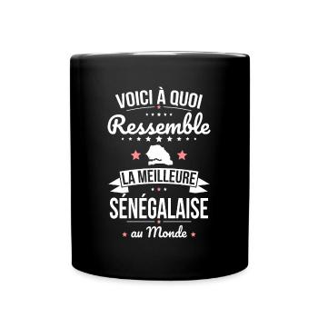Voici à quoi ressemble la meilleure Sénégalaise - Mug uni - noir - Devant