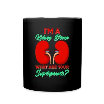 Dons d’organes Don d’organes Transplantation d’organes - Mug uni - noir - Devant