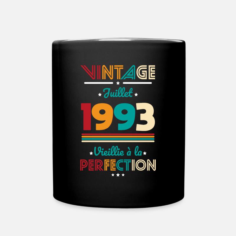 Anniversaire 30 ans - Vintage - Juillet 1993 - Mug uni - noir