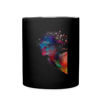 Schwimmsport #swimmer #sport - Tasse einfarbig - Schwarz - Vorne