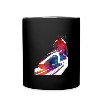 Art du sport de bobsleigh #bobsleigh #sport - Mug uni - noir - Devant