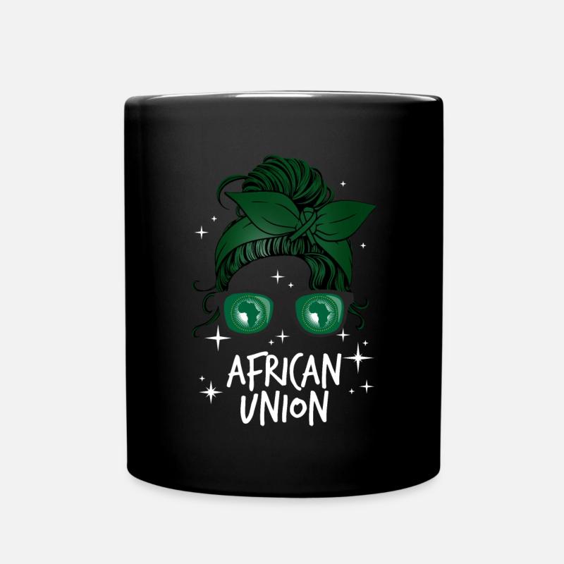 Union africaine - Mug uni - noir