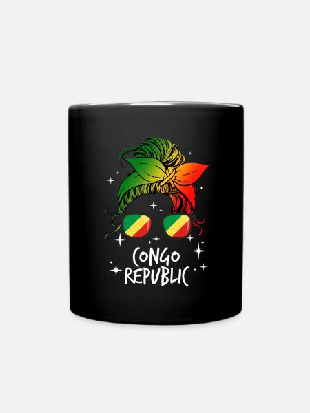 République du Congo - Mug uni - noir