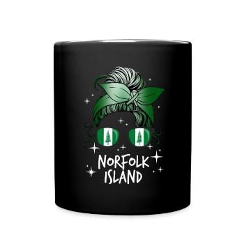 Norfolk Island - Full Colour Mug - black - Front