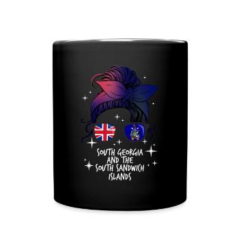 Géorgie du Sud et les îles Sandwich du Sud - Mug uni - noir - Devant