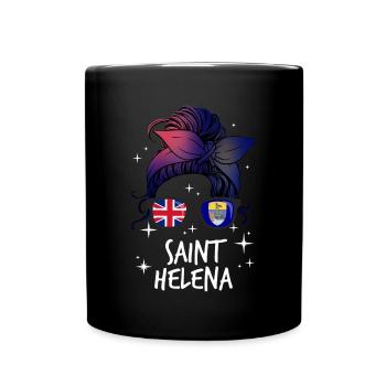 St. Helena - Tasse einfarbig - Schwarz - Vorne