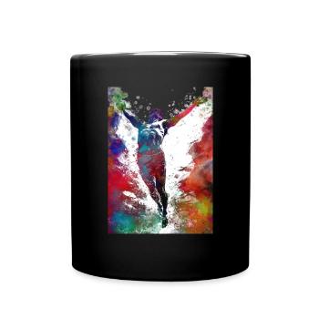Towards the water surface #sport - Full Colour Mug - black - Front
