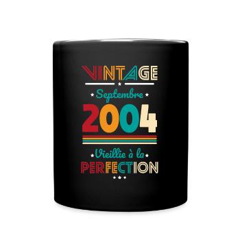 20 Year Anniversary - Vintage - September 2004 - Full Colour Mug - black - Front