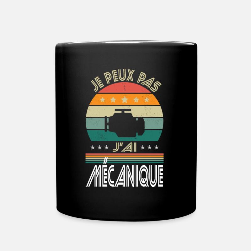 I Can't I Have Mechanic - Mechanic Geschenkidee - Tasse einfarbig - Schwarz