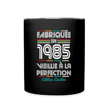 40 Year Anniversary - Made in 1985 - Full Colour Mug - black - Front