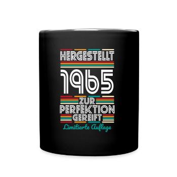60e anniversaire - Fabriqué en 1965 - Mug uni - noir - Devant