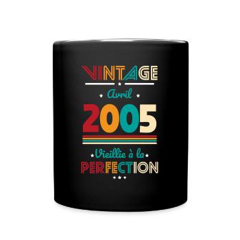 20 Years Anniversary - Vintage - April 2005 - Full Colour Mug - black - Front