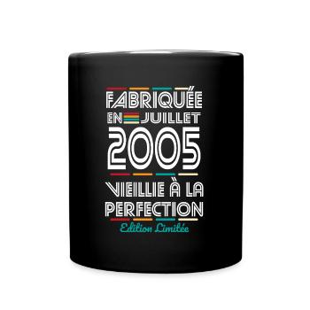 20 Year Anniversary - Made in July 2005 - Full Colour Mug - black - Front