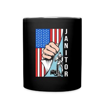 Gardien des États-Unis - Mug uni - noir - Devant