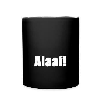Alaaf [white] - Tasse einfarbig - Schwarz - Vorne
