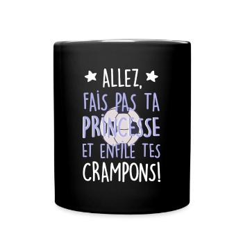 spécial Footballeuses - Mug uni - noir - Devant