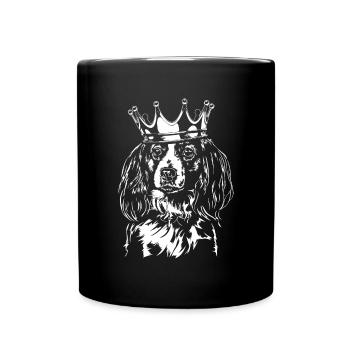 KOOIKERHONDJE Couronne Chien Chien Wilsigns - Mug uni - noir - Devant