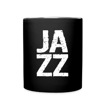 Amour du jazz, fan de jazz, musicien de jazz - Mug uni - noir - Devant