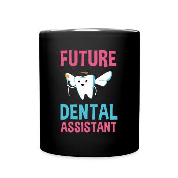 Hygienist Future Dental Assistant - Tasse einfarbig - Schwarz - Vorne