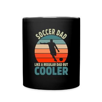 Fußballspieler Geschenk Fußball Fan Fußballer - Tasse einfarbig - Schwarz - Vorne