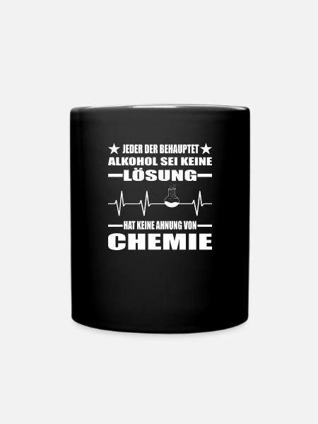Chemie - Tasse einfarbig - Schwarz