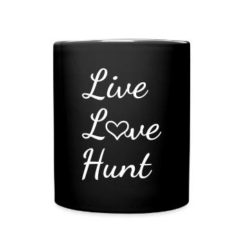 Hunter Live Love Hunting - Full Colour Mug - black - Front
