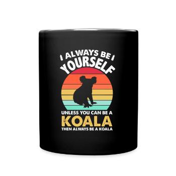 Koala - Mug uni - noir - Devant