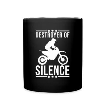 Motocross MX Enduro Supercross - Mug uni - noir - Devant
