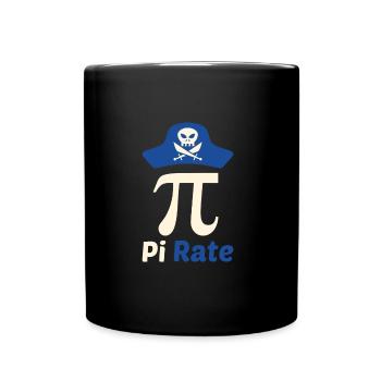 Taux de Pi Jour de Pi 14.03. Mathématiques Circulaire Nombre Pi - Mug uni - noir - Devant