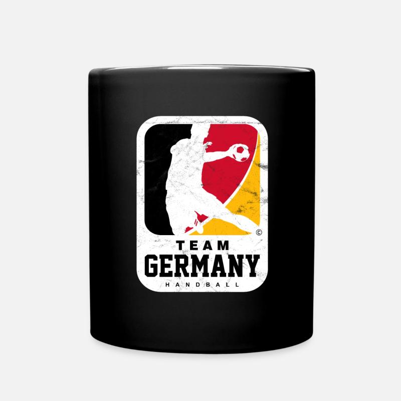 HANDBALL DESIGN TEAM GERMANY - Tasse einfarbig - Schwarz
