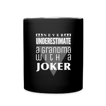 Rommè Rommee Gift double head Rummikub Rummy - Full Colour Mug - black - Front