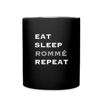Rommè Rommee Gift double head Rummikub Rummy - Full Colour Mug - black - Front