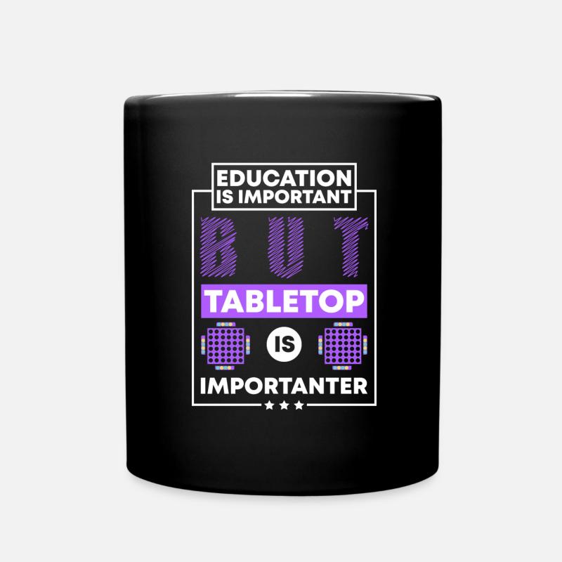 Brettspiele Stratege Spiel Rpg - Tasse einfarbig - Schwarz