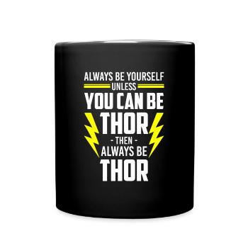Thor Nordmann Hammer Symbole celtique - Mug uni - noir - Devant