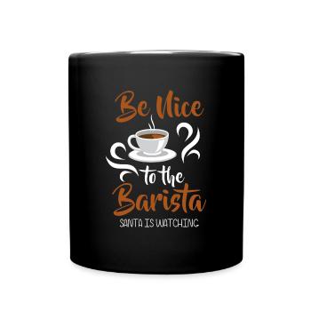 Espresso Cappuccino Travail - Mug uni - noir - Devant