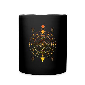 Zeichen Symbolik Form Bedeutung - Tasse einfarbig - Schwarz - Vorne