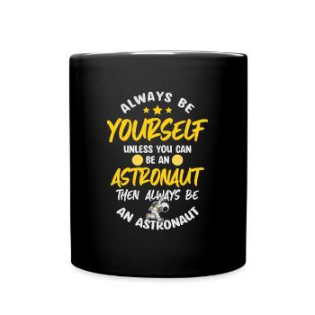 Space Weightless Discovery - Full Colour Mug - black - Front