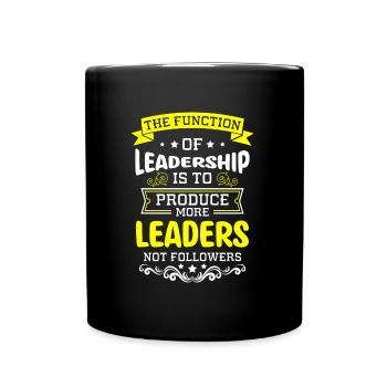 Chef Teambuilding Firma Kollege - Tasse einfarbig - Schwarz - Vorne