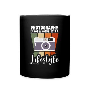 Photographe Photographie Appareil photo numérique - Mug uni - noir - Devant