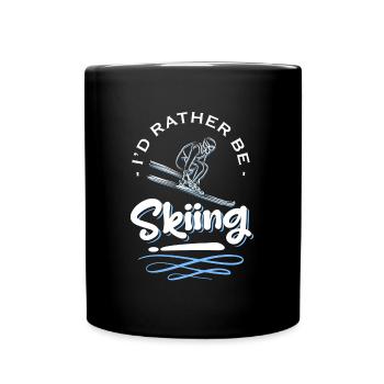 Sports d’hiver Alpen Pistensau - Mug uni - noir - Devant