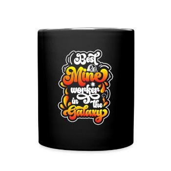 Coal pickaxe pit - Full Colour Mug - black - Front