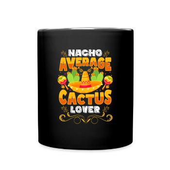 Cactus Nature Jardinier - Mug uni - noir - Devant