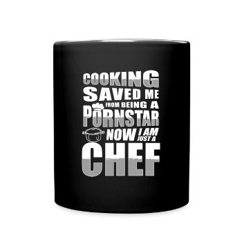 Cuisine Gourmande Amateur Chef Gastronomie - Mug uni - noir - Devant