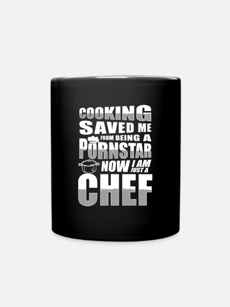 Kochen Gourmet Hobbykoch Gastronomie - Tasse einfarbig - Schwarz