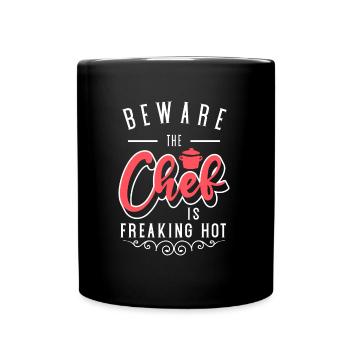 Küchenchef Sternekoch Essen - Full Colour Mug - black - Front