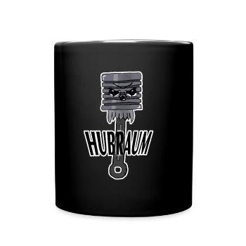 Hubraum - Tasse einfarbig - Schwarz - Vorne